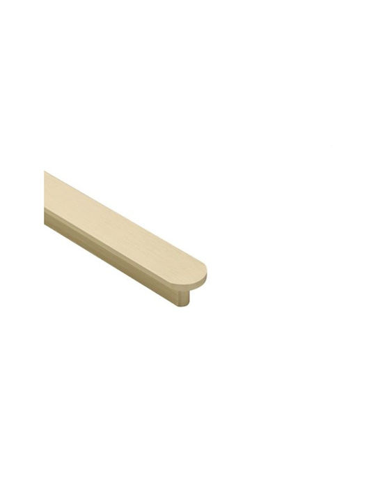 Aluminium Möbelgriff Mattgold Dimension 160mm Roline 695