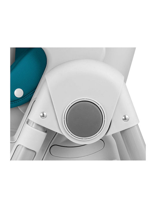 Milly Mally Bueno Foldable Baby Highchair 2 in 1 with Adjustable Height Ocean
