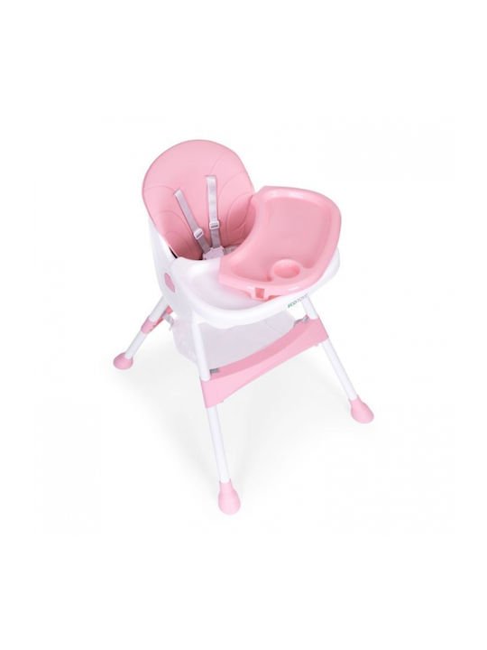 Ecotoys Klappbarer Baby Hochstuhl Pink