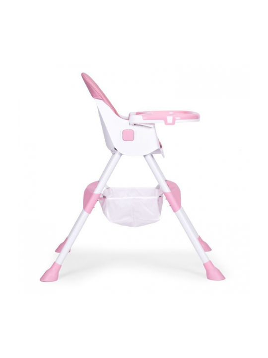 Ecotoys Klappbarer Baby Hochstuhl Pink