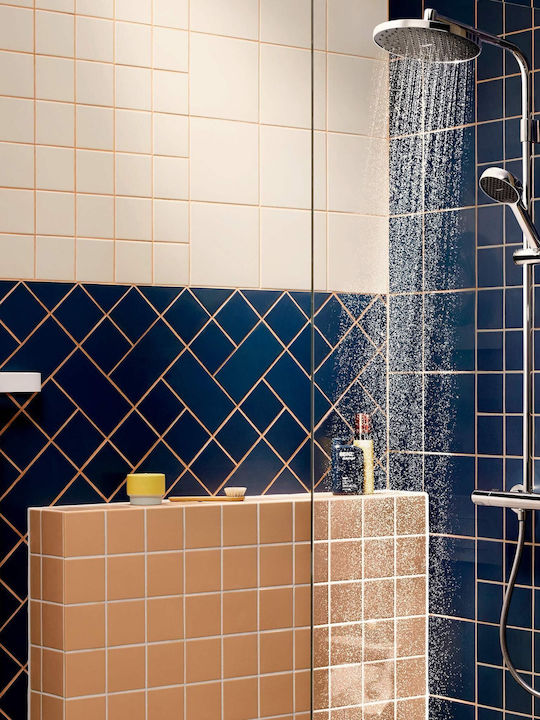 Hansgrohe Στήλη Ντουζ με Μπαταρία Ασημί