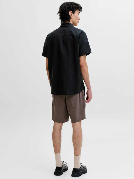 Jack & Jones Linen Shirt Black