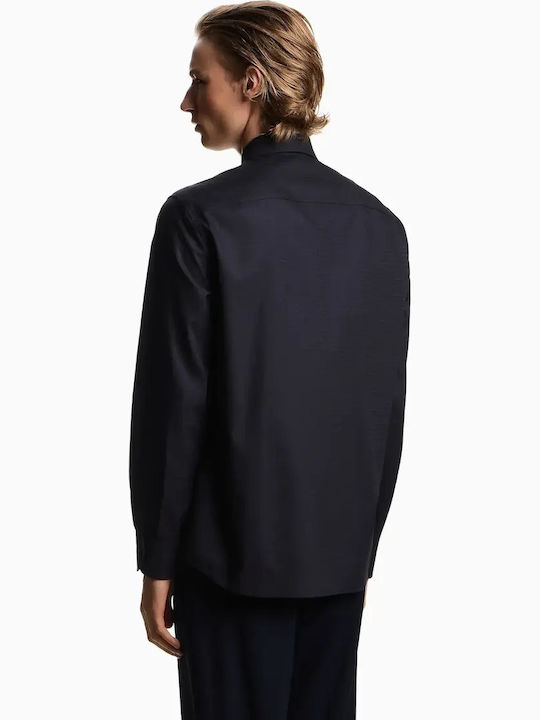 Emporio Armani Βαμβακερό Πουκάμισο Navy