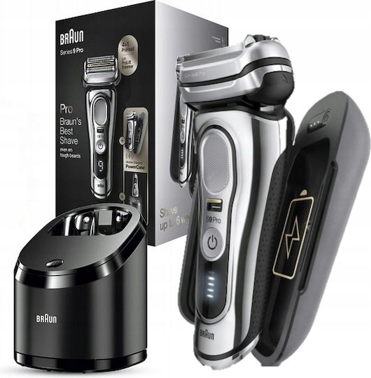 Braun Series 9 Pro 9476cc Foil Ξυριστική Μηχανή Προσώπου Επαναφορτιζόμενη