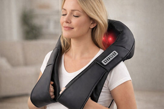 Extralink Συσκευή Μασάζ Shiatsu για τον Αυχένα, την Πλάτη & το Σώμα με Υπέρυθρες Μπεζ