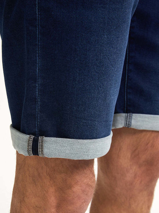 Men's Denim Bermuda Shorts Dark Stone