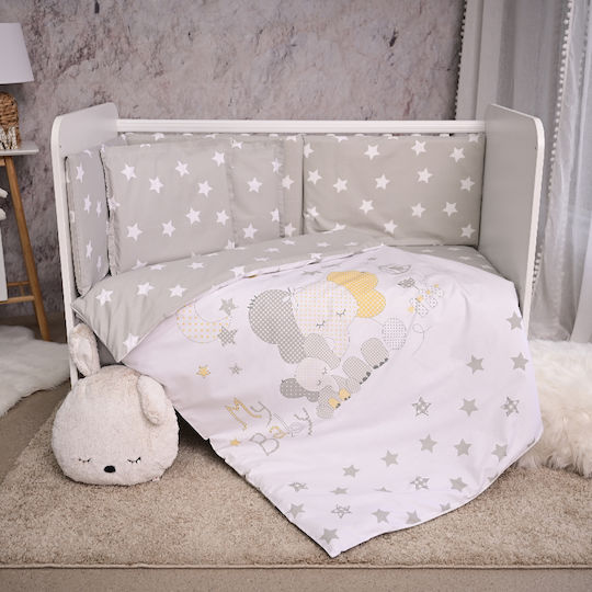 Lorelli Crib Set Smile Grey 6pcs
