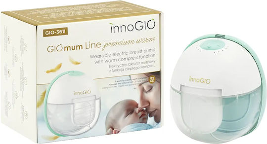 innoGio Electric Single Breast Pump Green