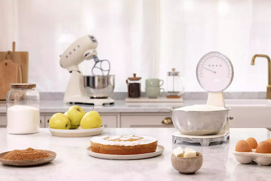 Smeg Ψηφιακή Ζυγαριά Κουζίνας με Κάδο έως 5kg Μπεζ