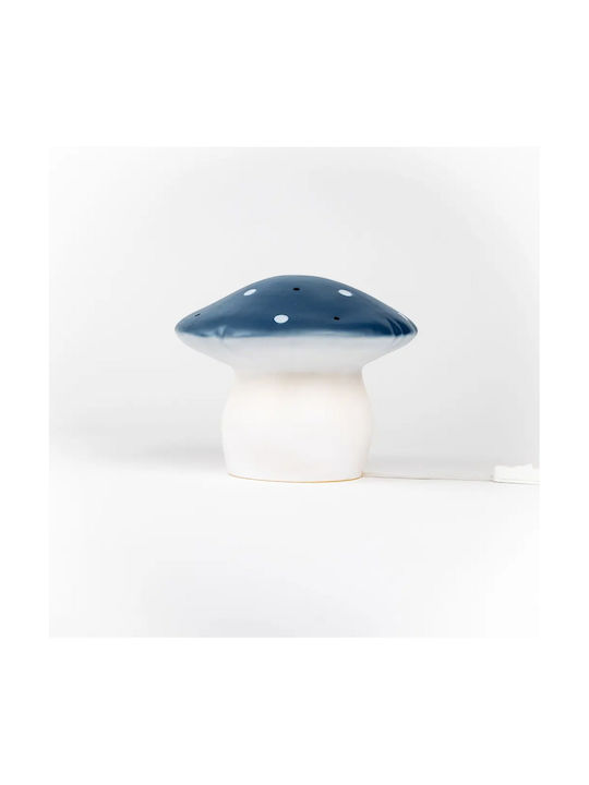 Egmont Led Kids Decorative Lamp Mushroom Medium Blue 26x26x20εκ.