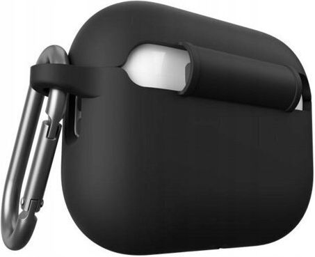 Keybudz Elevate Keychain Silicone Protective Case Airpods Pro 3 Black