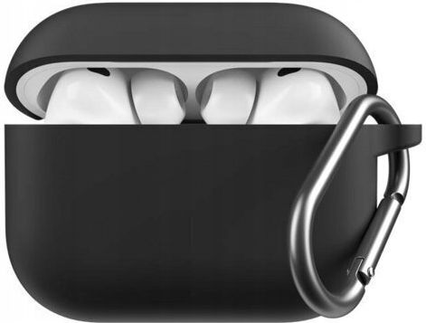 Keybudz Elevate Keychain Silicone Protective Case Airpods Pro 3 Black