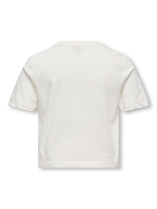 Kinderoberteile T-Shirt Weiß