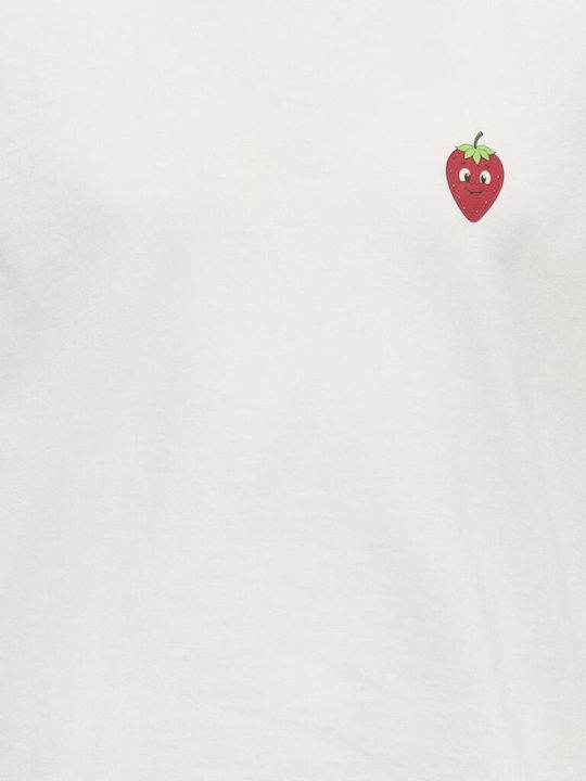 Kinderoberteile T-Shirt Weiß