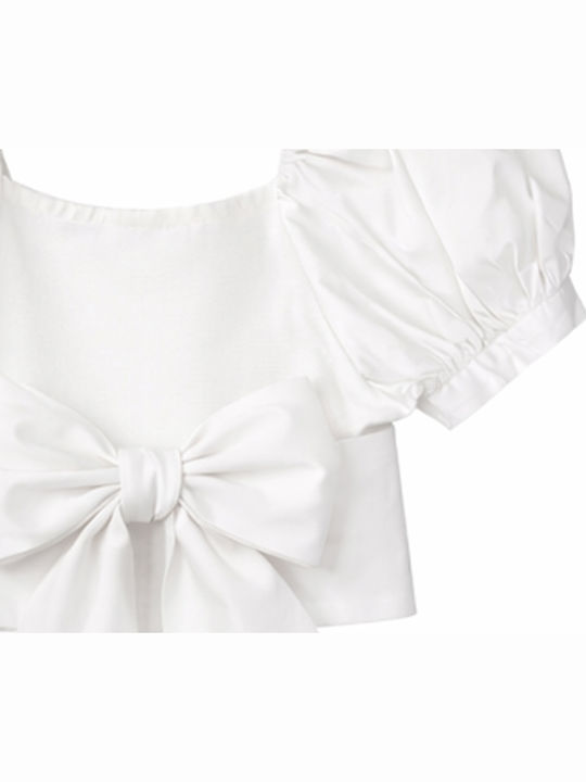 Παιδικό Crop Top Κοντομάνικο Leuko