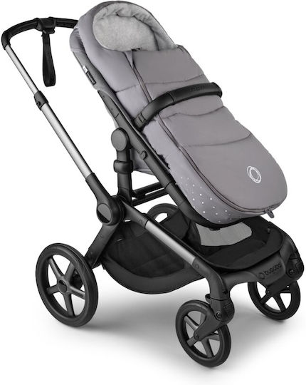 Bugaboo Sac de picioare pentru cărucior Impermeabil Gri cu căptușeală Fleece