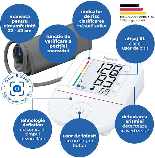 Beurer Bm23 Blood Pressure Monitor 5 Years Warranty Electronics