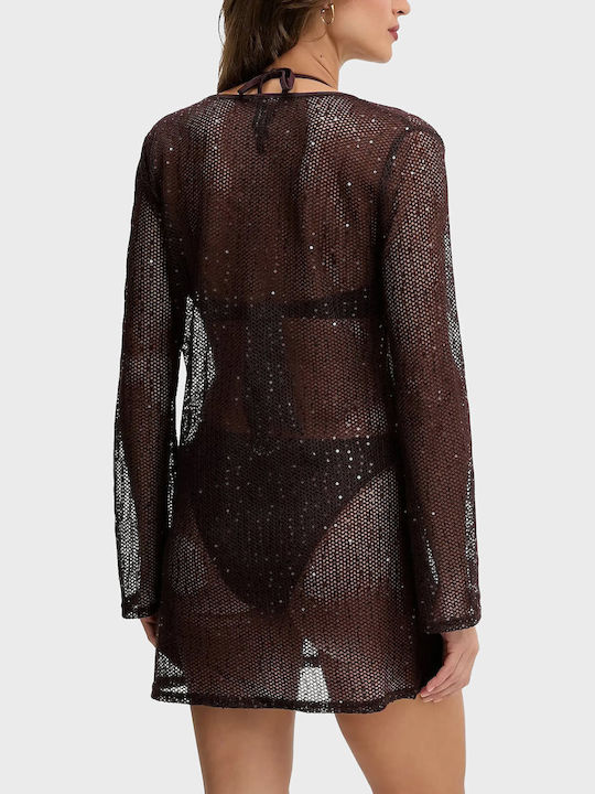 Karl Lagerfeld Women's Beach Dress Brown