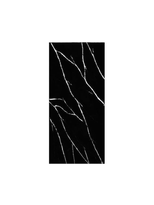 3d Panou Decorativ de Perete Pvc 280cm X 122cm X 0.3cm Carrara Black Sbc204