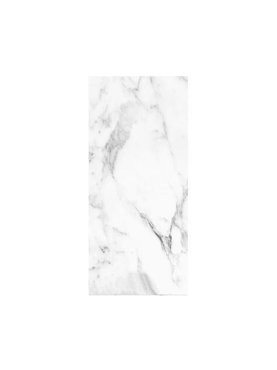 3D Decorative Wall Panel PVC 280cm x 122cm x 0.3cm Bianco Carrara SBC101