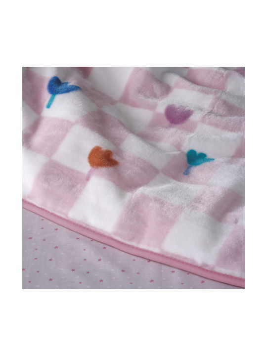 Kentia Blanket Velvet Beggy Pink 220x160cm