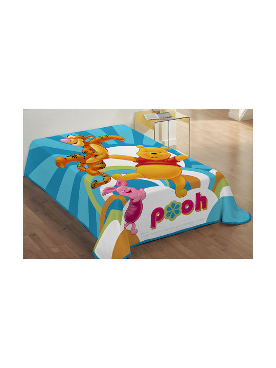 Dimcol Pătură Catifea Disney Winnie the Pooh 1 160x220 cm
