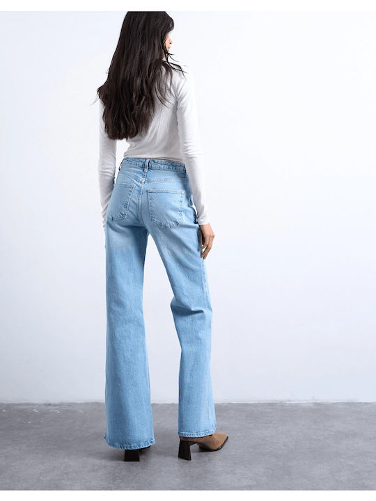 Women's Flared Jean Pants Mid Rise