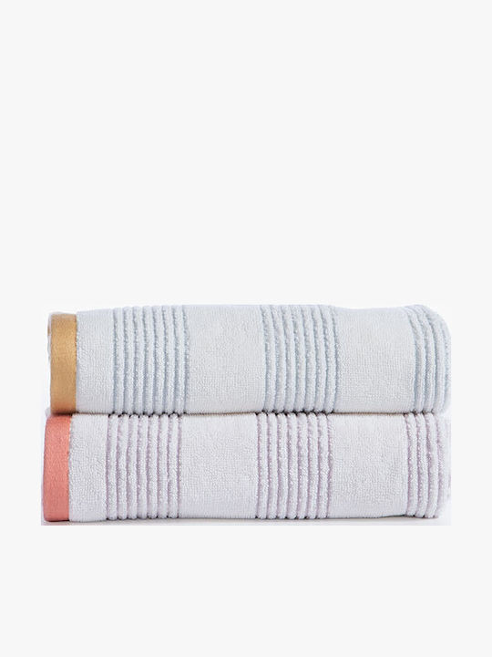 Nef-Nef Homeware Кърпа За Ръце Vertia Синя 30x50см Синя Тегло 550гр/м²