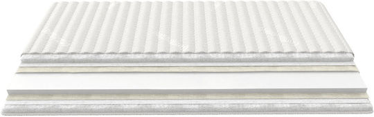 Greco Strom Топ Матрак Memory King Size Мемори Пяна с Подвижен Капак и Ластици за Захващане 200x190x7см