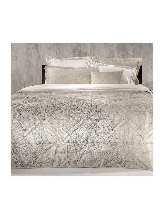 Guy Laroche Talia Κουβερλί Υπέρδιπλο Natural 240x250cm