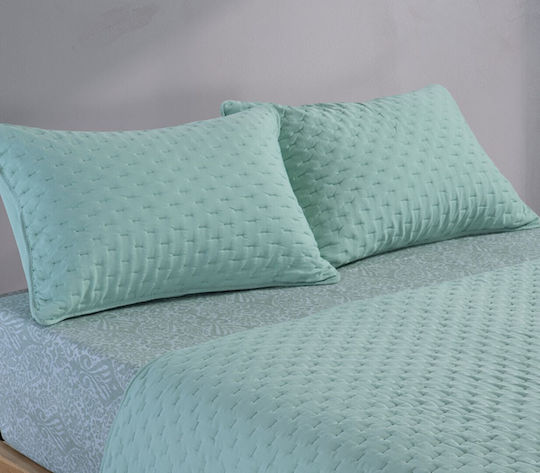 Nef-Nef Homeware Adelle Tagesdecken Halbdoppel Microfiber Grün 180x240cm