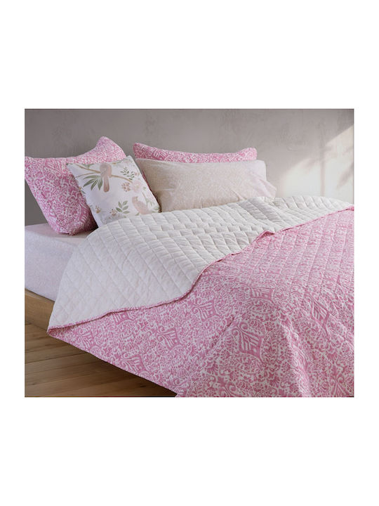 Nef-Nef Homeware Jetrix Cuvertură Pat Dublu Microfibra Violet 180x240cm