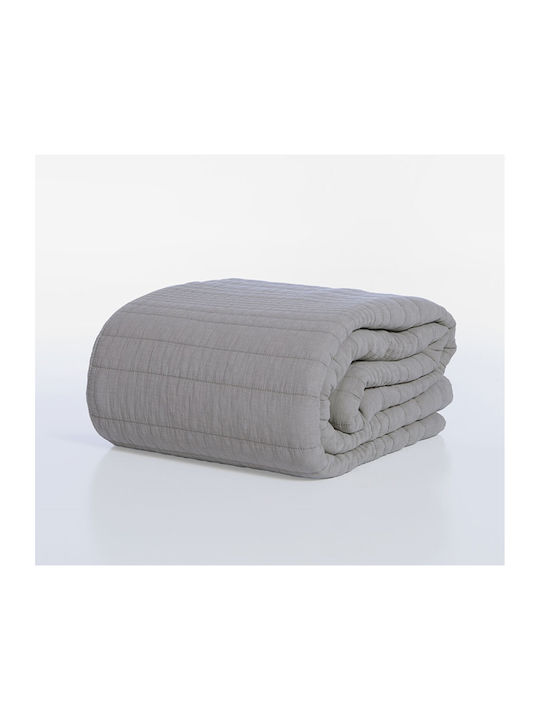Nef-Nef Homeware Elements-ecstatic Cuvertură Pat Dublu Bumbac Gri 230x240cm