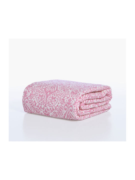 Nef-Nef Homeware Jetrix Tagesdecke Übergröße Mikrofaser Beere 230x240cm