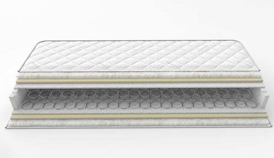 Greco Strom Astro Διπλό Ορθοπεδικό Στρώμα 150x200cm με Ελατήρια