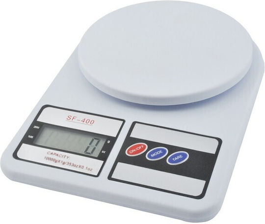Cantare De Bucatarie Digitală Până La 10kg Albă