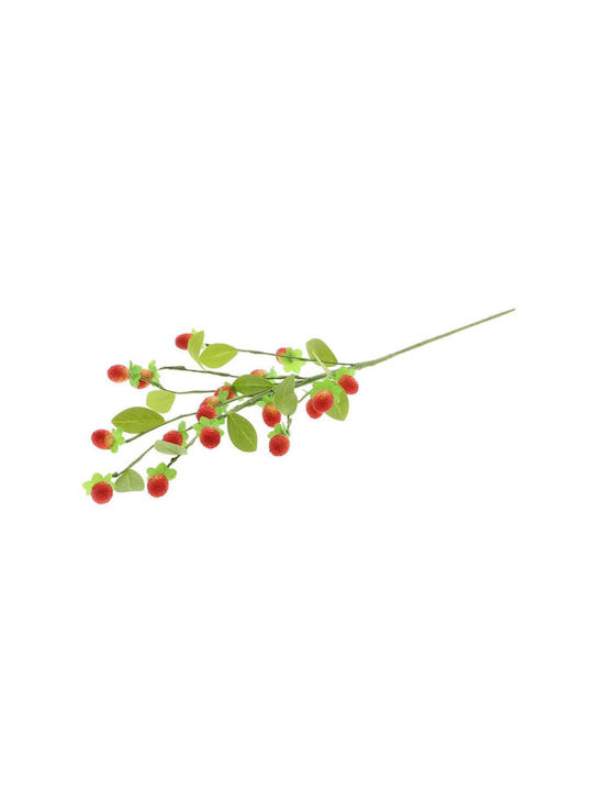 Arti Casa Dekoratives Künstliches Zweigstelle Mit Erdbeeren 60cm