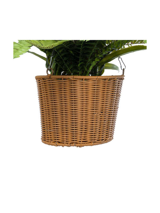 Globostar Artificial Garden Fern Hanging Bouquet Plant 20629 Artificial Hanging Decorative Fern Plant H56cm