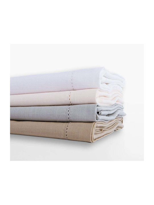 Nef-Nef Homeware Baumwoll Tischdecke Steady Beiges 180x180cm