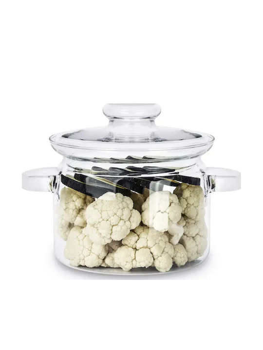 Simax Dutch Oven Round Glass 2lt 1pcs