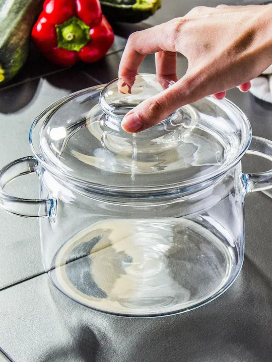 Simax Dutch Oven Round Glass 2lt 1pcs