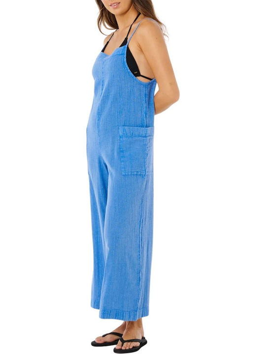 Damenteil Jumpsuit Hellblau