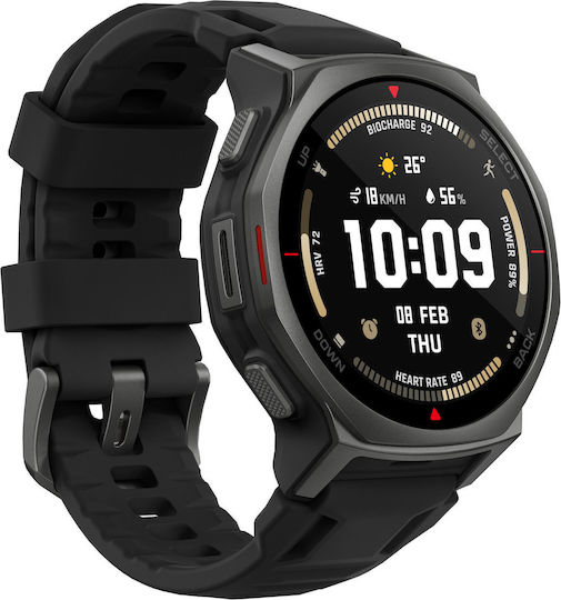 Amazfit T-Rex 3 Pro Titan 44mm Wasserdicht Smartwatch (Tactical Black)