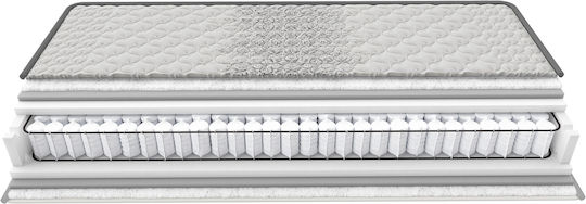 Greco Strom Profil Einzel Ergonomische Matratze 90x200cm mit Taschenfedern