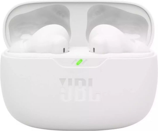 JBL Vibe Beam 2 In-ear Bluetooth Handsfree Ακουστικά με Αντοχή στον Ιδρώτα και Θήκη Φόρτισης Λευκά