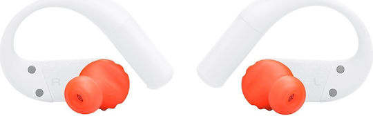 JBL Endurance Peak 4 In-ear Bluetooth Handsfree Headphones with Sweat Resistance and Charging Case White