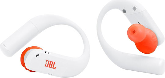 JBL Endurance Peak 4 In-ear Bluetooth Handsfree Headphones with Sweat Resistance and Charging Case White