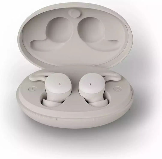 HAMA Spirit Calm In ear Bluetooth хендсфри Слушалки с Кутийка за Зареждане Бял