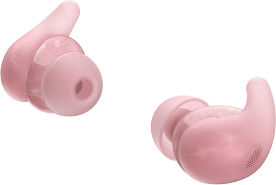 Sony LinkBuds Fit Bluetooth Handsfree Ακουστικά με Αντοχή στον Ιδρώτα και Θήκη Φόρτισης Ροζ