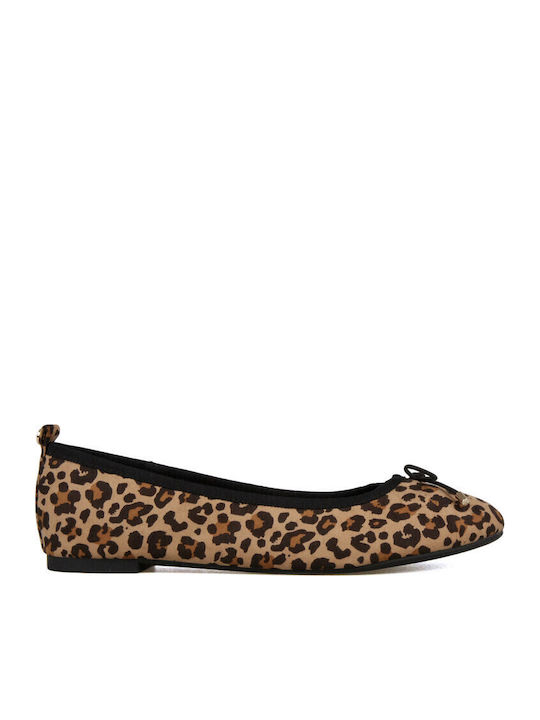 Women's Ballerina Shoes in Brown Colour
